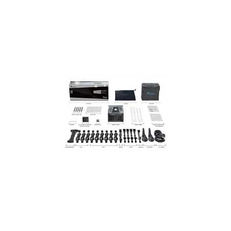 Seasonic PRIME PX ATX 3.1  (PRIME-PX-1600-ATX30   ) 1600W PSU, 135mm Fan, 80 PLUS Platinum, Fully Modular, Individual Black Cabl