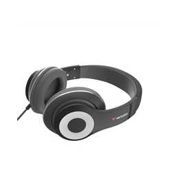 Verbatim TruSound USB-C Over-Ear Headset With In-Line Microphone, Black