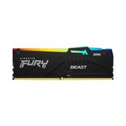 Kingston FURY Beast KF556C36BBEAK2-16 16GB (2x 8GB) DIMM System Memory, 5600MHz, DDR5, CL36, Black, RGB, AMD EXPO/Intel XMP