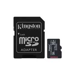 Kingston SDCIT/32GB Industrial Micro SD Flash Memory Card, 32GB, Class U3 V30 A1, UHS-I U1, Retail Packed