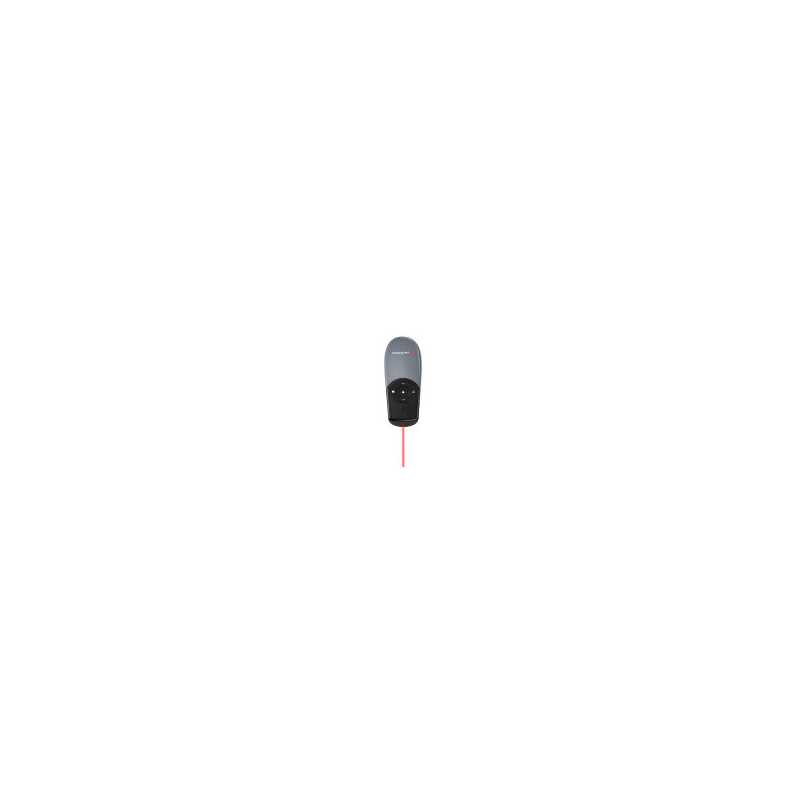 Verbatim Focus Wireless Presenter With Red Laser Pointer, Wireless Operating Distance Up To 30 Metres, USB-A Receiver With USB-C