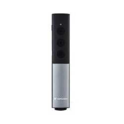 Verbatim Agenda Wireless Presenter With Red Laser Pointer, Up To 100m Wireless Range, Dual USB-A and USB-C Receiver For Universa