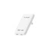 Verbatim Essentials Slim GaN Charger, 65W 2 x USB-C Ports White