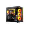 be quiet! Light Loop IO LCD 240mm Black AIO CPU Liquid Cooler, IPS Display, ARGB, 2x Light Wings LX 120mm PWM Fans and IO Contro