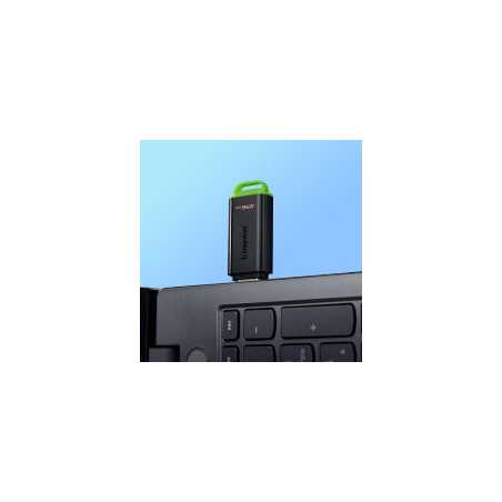 Kingston DataTraveler Exodia DTXG2/256GB USB Flash Drive, 256GB, USB 3.2 Gen 1, Green / Black, Snap-on Cap Design