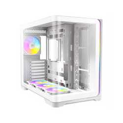 Pure White Gaming Build - Antec C5 Curved Glass RGB lighting, AMD Ryzen 7 7800X3D 8 Core 16 Threads, 5.00GHz Boost, Kingston 32G