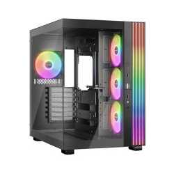 Be Quiet LX600 RGB lighting, AMD Ryzen 7 9850X3D 8 Core 16 Threads, 5.60GHz Boost, Kingston 32GB RGB DDR5, 2TB NVMe, Gigabyte RT