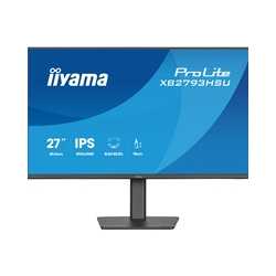 iiyama ProLite monitor XB2793HSU-B1 Height Adjustable, 27" IPS, 120Hz, Black, 4-side slim bezel and C energy class, HDMI, Displ