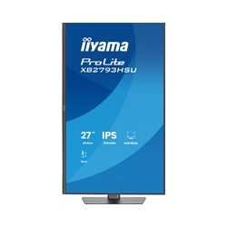 iiyama ProLite monitor XB2793HSU-B1 Height Adjustable, 27" IPS, 120Hz, Black, 4-side slim bezel and C energy class, HDMI, Displ
