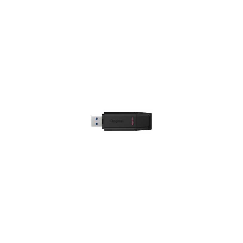 Kingston DataTraveler Exodia DTXG2/64GB USB Flash Drive, 64GB, USB 3.2 Gen 1, Black, Snap-on Cap Design