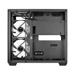 Aerocool (ACCM-ES01163.11) Mid tower PC case, Tempered glass, Up to 162mm GPU clearance, RGB,  Included fans 2x 140 mm, 4x 120 m
