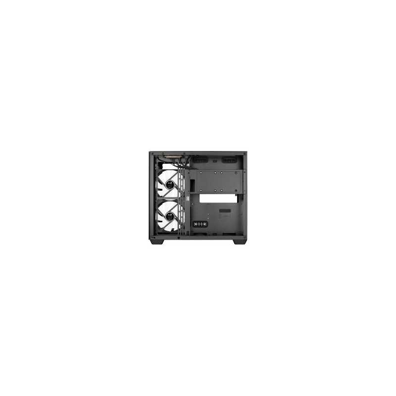 Aerocool (ACCM-ES01163.11) Mid tower PC case, Tempered glass, Up to 162mm GPU clearance, RGB,  Included fans 2x 140 mm, 4x 120 m