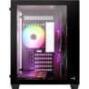Aerocool (ACCS-ES02163.11) Mid-tower PC case, Versatile fan support, Tempered glass window, 410mm GPU clearance, RGB, Full cover