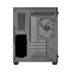 Aerocool (ACCS-ES02163.11) Mid-tower PC case, Versatile fan support, Tempered glass window, 410mm GPU clearance, RGB, Full cover