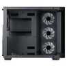 Aerocool (ACCM-PN01043.11) Dual-chamber PC case, Curved glass panelling, 4 x pre-installed 120mm ARGB fans, 450mm GPU clearance,
