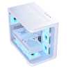 Aerocool (ACCM-PN01043.21) Dual-chamber PC case, Curved glass panelling, 4 x pre-installed 120mm ARGB fans, 450mm GPU clearance,