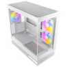 Antec Constellation C2M ARGB Micro-ATX PC Case, 270' Panoramic Tempered Glass, 240mm and 120mm ARGB PWM Fans, USB-C, 360mm Radi
