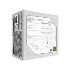 Gigabyte GAMING 750GM PG5 ICE 750W Fully Modular Power Supply, 80 PLUS Gold, ATX 3.1, PCIe 5.1, 12V-2x6 Connector, 135mm Smart F