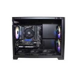 Small RGB Micro Gaming Case, AMD Ryzen 5, 6 Cores, 4.10 GHz, 8GB RAM, 512GB NVMe, RTX3060 6GB WiFi 6 Gaming PC