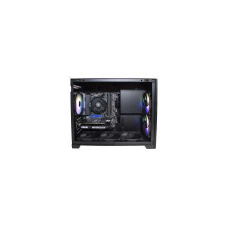 Small RGB Micro Gaming Case, AMD Ryzen 5, 6 Cores, 4.10 GHz, 8GB RAM, 512GB NVMe, RTX3060 6GB WiFi 6 Gaming PC