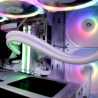 AMD Ryzen 7 5.00GHz RTX 5070Ti Pure White Performance Gaming PC Glass Chassis, 32GB RGB DDR5, 2TB NVMe, 360mm RGB Liquid Cooler 