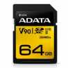 ADATA Premier ONE 64GB SDXC Card, UHS-II Class 10 (U3), V90 Video Speed (8K), R/W 290/260 MB/s