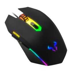 Riotoro URUZ Z5 Classic Wired Optical RGB Gaming Mouse, 4000 DPI, 6 Programmable Buttons