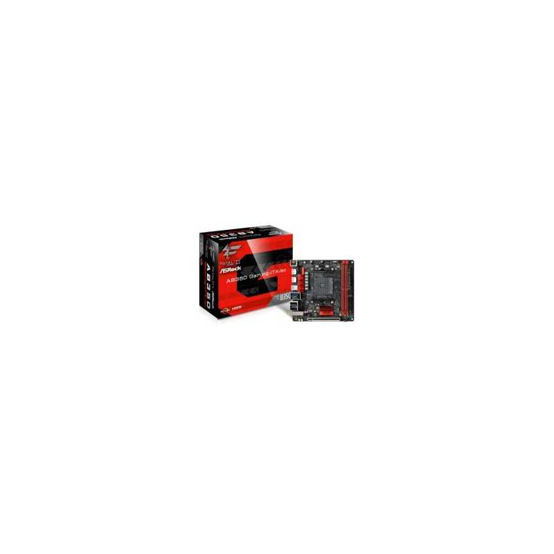 Asrock AB350 GAMINGITX/AC, AMD B350, AM4, Mini ITX, 2 DDR4, WiFi, 2