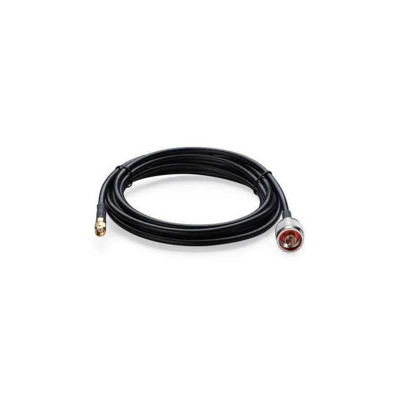 TP-LINK (TL-ANT24PT3) Pigtail Cable, 2.4GHz, 3 Metre, N-Type Male To RP-SMA Female