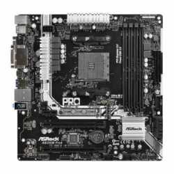 Asrock AB350M PRO4, AMD B350, AM4, Micro ATX, 4 DDR4, VGA, DVI, HDMI, RAID