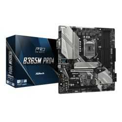 Asrock B365M PRO4, Intel B365, 1151, Micro ATX, 4 DDR4, CrossFire, VGA, DVI, HDMI