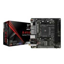 Asrock B450 GAMING-ITX/AC, AMD B450, AM4, Mini ITX, 2 DDR4, HDMI, DP, Wi-Fi, M.2, RGB Lighting