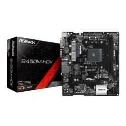 Asrock B450M-HDV, AMD B450, AM4, Micro ATX, 2 DDR4, VGA, DVI, HDMI, M.2