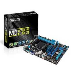 Asus M5A78L-M LX3, AMD 760G, AM3+, Micro ATX, 2 DDR3, RAID, USB2, 95W CPU Support