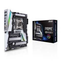 Asus PRIME X299- DELUXE II, Intel X299, 2066, ATX, 8 DDR4, SLI/XFire, M.2 Heatsink, Wi-Fi, 5G LAN, RGB Lighting