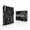 Asus TUF X470-PLUS GAMING, AMD X470, AM4, ATX, DDR4, DVI, HDMI, XFire, Dual M.2, RGB Lighting