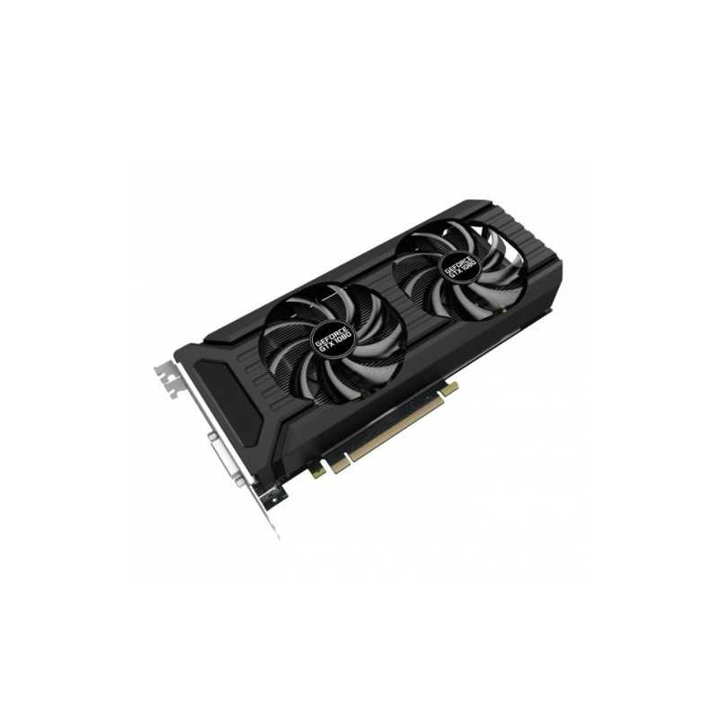Palit GTX1080 DUAL OC, 8GB DDR5X, PCIe3, DVI, HDMI, 3 DP, 1759MHz, 0dB, Overclocked