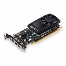 PNY Quadro P600 Professional Graphics Card, 2GB DDR5, 4 miniDP 1.4 (1 x DVI & 4 x DP adapters), Low Profile (Bracket Included)