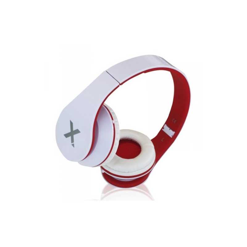 Approx (APPDJJAZZWR) DJ Jazz Headset, 3.5mm Jack, Foldable, White & Red