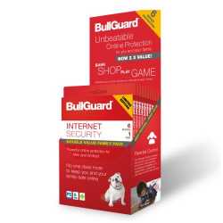 Bullguard Internet Security 2018 Retail, 6 User (10 Pack), Multi Device Licence, 1 Year