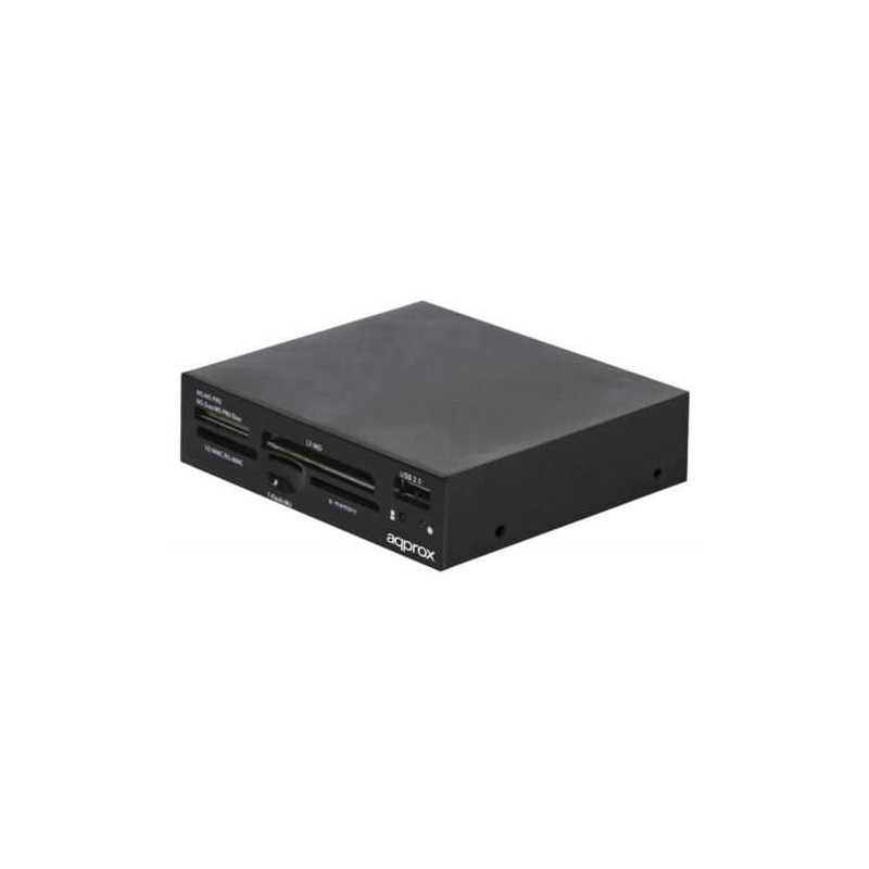 Approx (APPICRV3) Internal Card Reader, 3.5, 5 Slot with USB2 Port, Black Approx (APPICRV3) Internal Card Reader, 3.5, 5 Slot with USB2 Port, Black
