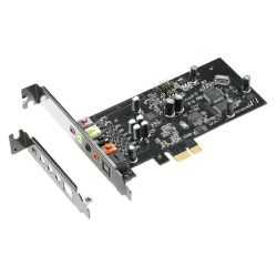 Asus Xonar SE 5.1 Gaming Soundcard, PCIe, Hi-Res Audio, 300ohm, 116dB SNR, Headphone Amp