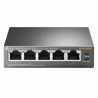 TP-LINK (TL-SF1005P) 5-Port 10/100 Unmanaged Desktop Switch, 4 Port PoE, Steel Case