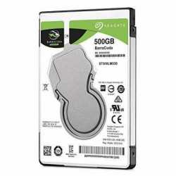 Seagate 2.5", 500GB, SATA3, BarraCuda Hard Drive, 5400RPM, 128MB Cache, 7mm, OEM