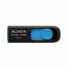 ADATA 32GB USB 3.0 Memory Pen, Retractable, Capless, Black & Blue
