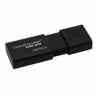 Kingston 128GB USB 3.0 Memory Pen, DataTraveler 100 G3, Black, Sliding Cap