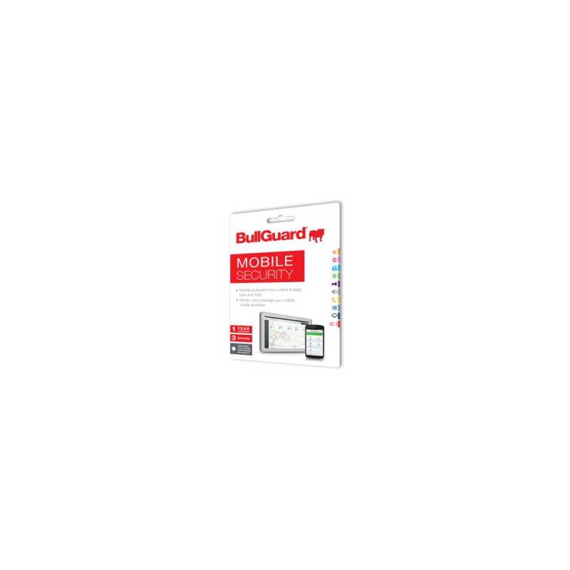 Bullguard New Mobile Internet Security - 25 Pack, 1 Year, 3 Devices ...
