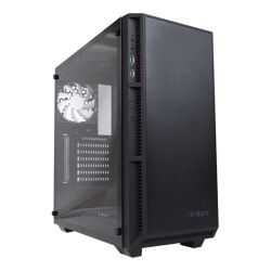 Antec P8 ATX Gaming Case with Window, No PSU, Tempered Glass, 3 x White LED Fans, Black