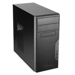 Antec VSK3000B U3/U2 Micro ATX Case, No PSU, 9.2cm Fan, USB 3.0, Black with Black Interior