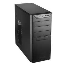 Antec VSK4000B U3/U2 ATX Case, No PSU, 12cm Fan, USB 3.0, Black with Black Interior